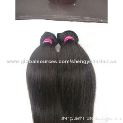 Hot Sale Brazilian Unprocessed Virgin Human Hair, Straight, Undyed Natural Color, 8 to 30" Wholesale